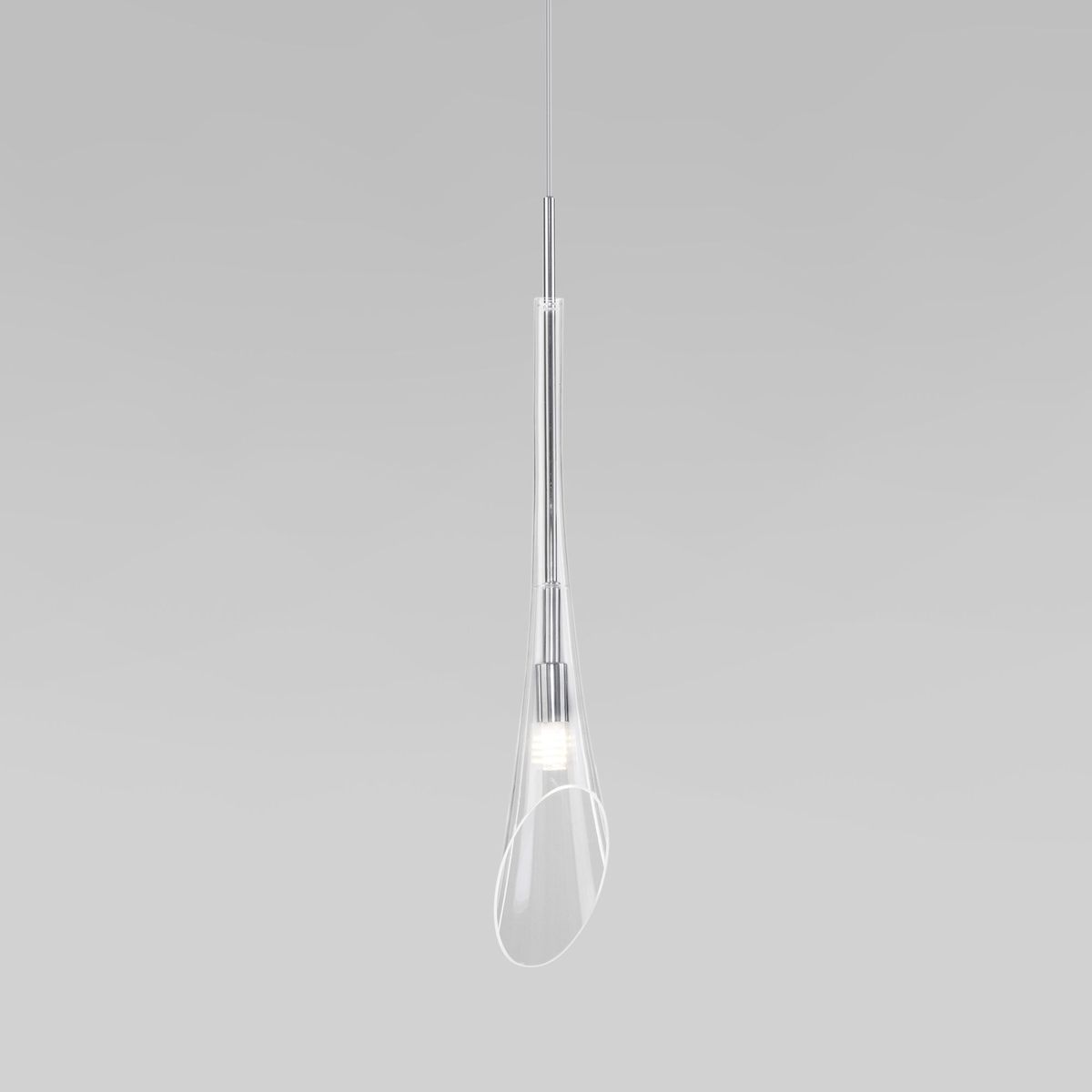 подвесной светильник eurosvet folio 50224/1 прозрачный a058962