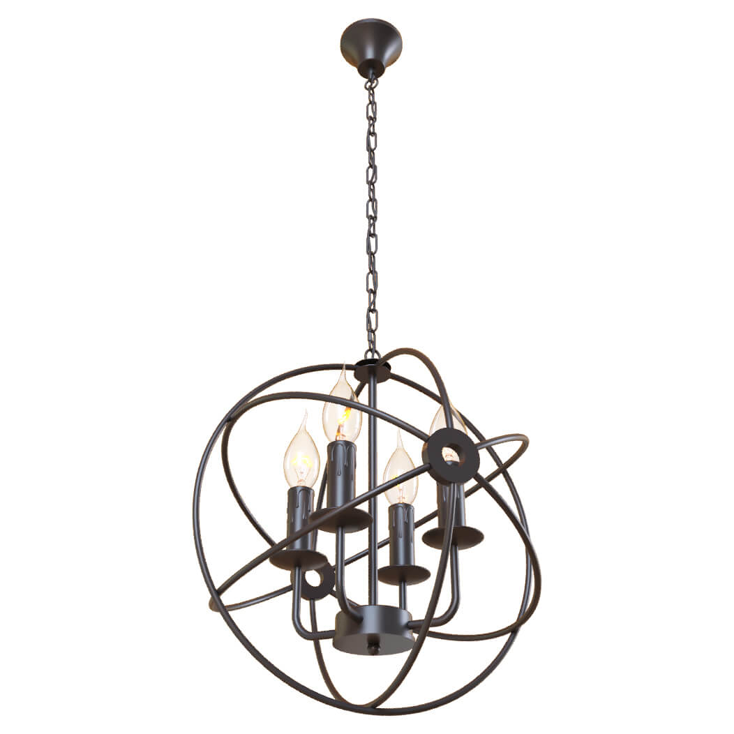 подвесная люстра loft it foucaults orb loft1192-4