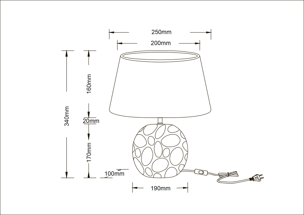 настольная лампа arte lamp poppy a4063lt-1go