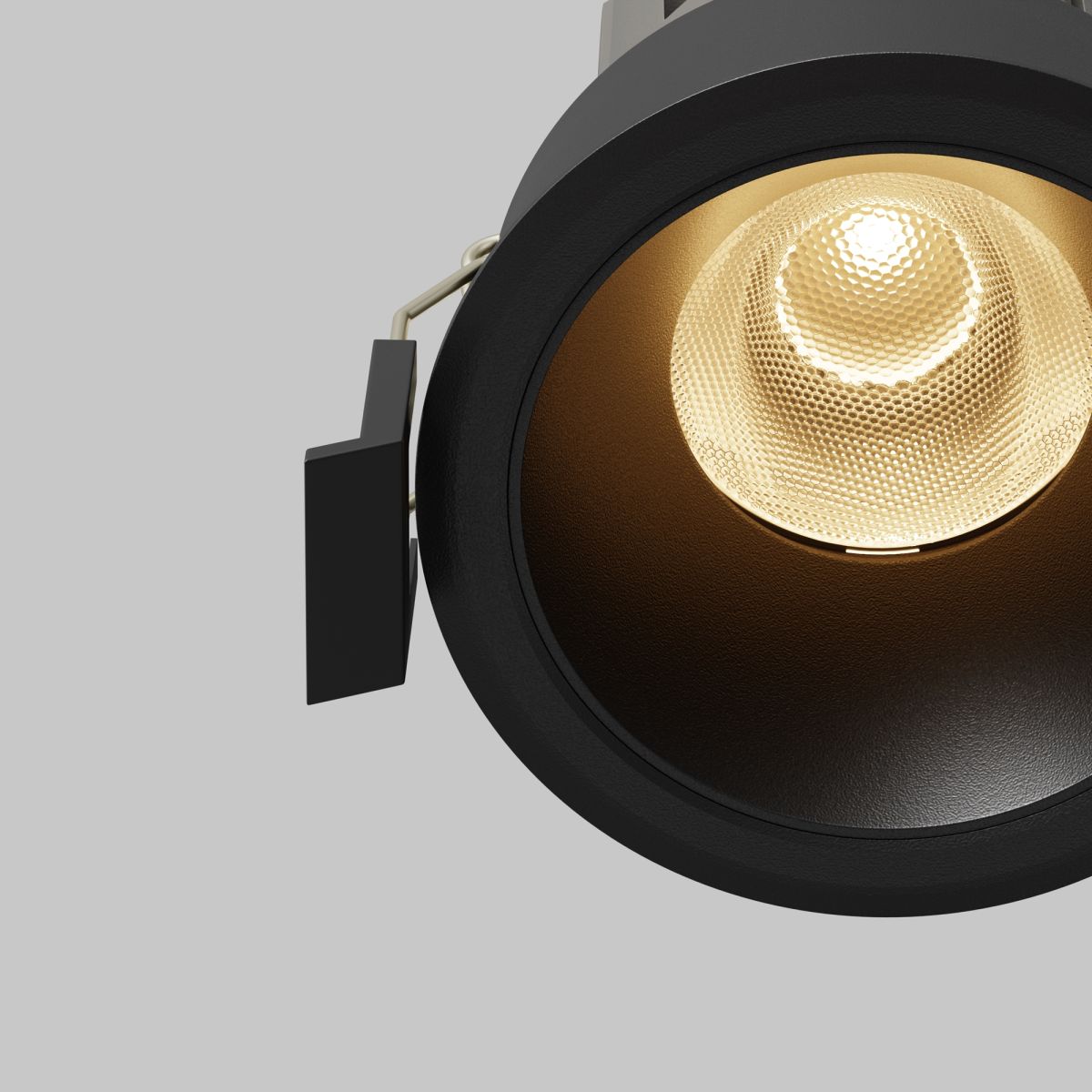 встраиваемый светильник maytoni technical dip hight dl123-10w-3k-b