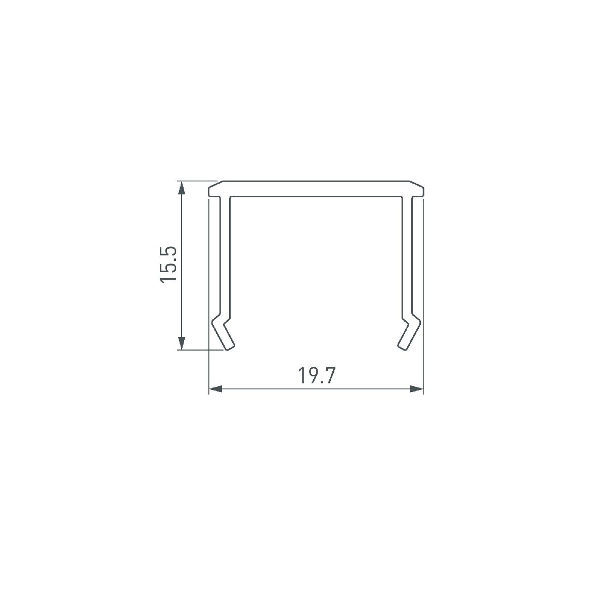 экран arlight сeil-s18-shadow-side-3000 opal 050491