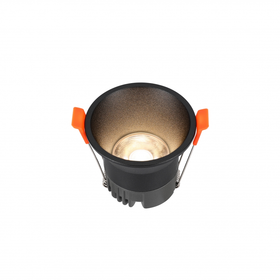 встраиваемый светильник iledex mars 207-7w-d75-3000k-24dg-bk