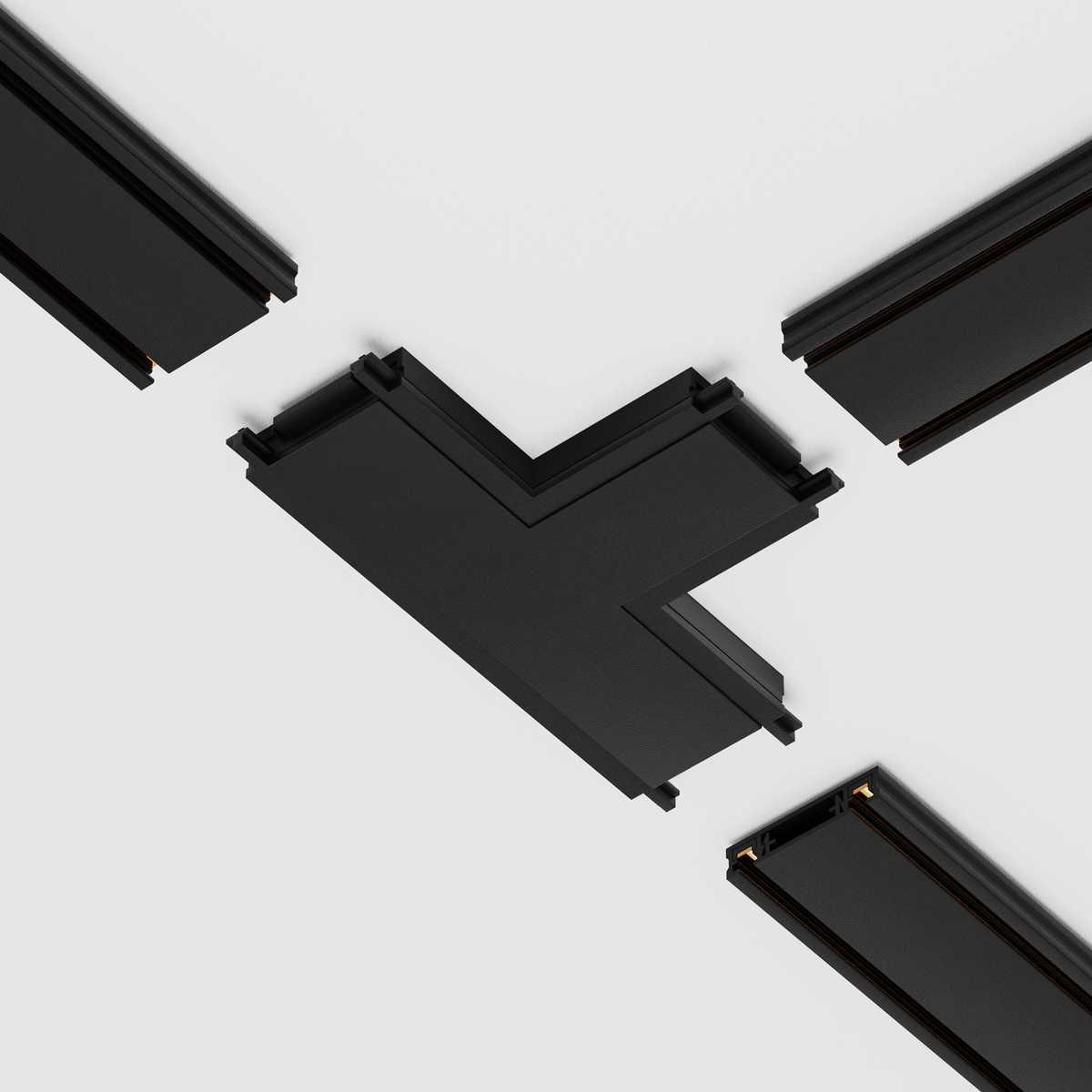 коннектор t-образный maytoni technical radity tra084ct-11b