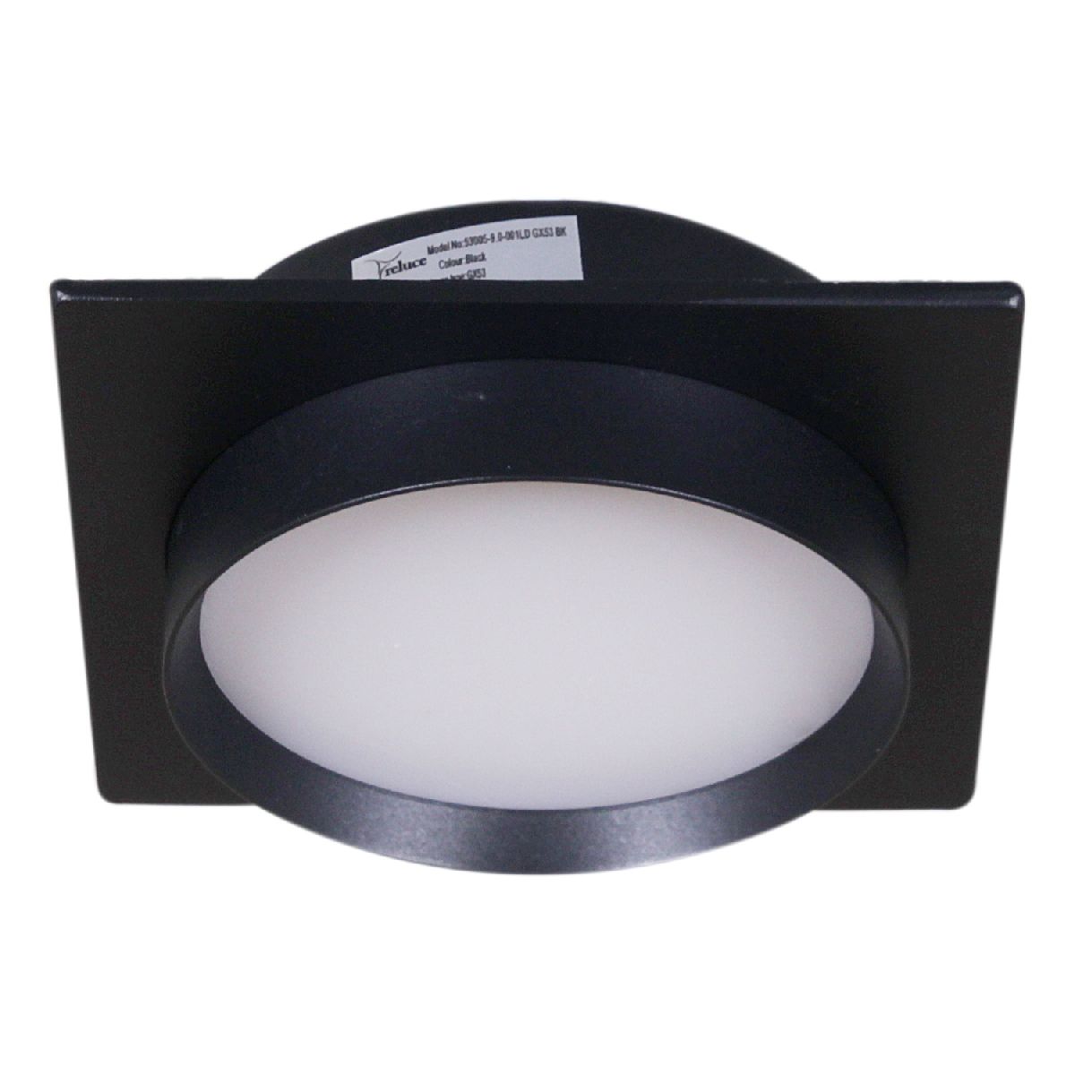встраиваемый светильник reluce 53005-9.0-001ld gx53 bk