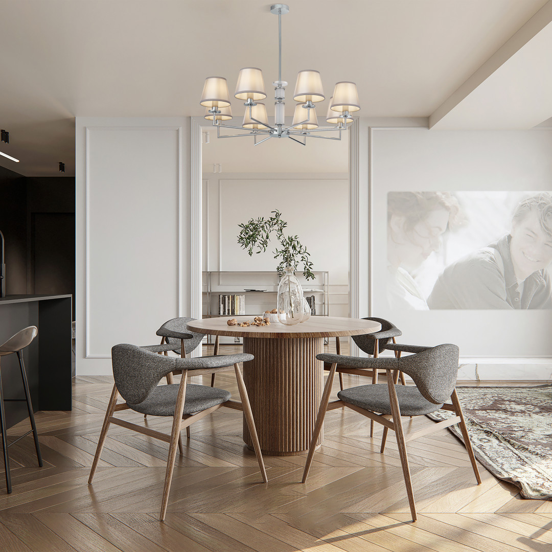 люстра на штанге arte milano 344401/8 cr