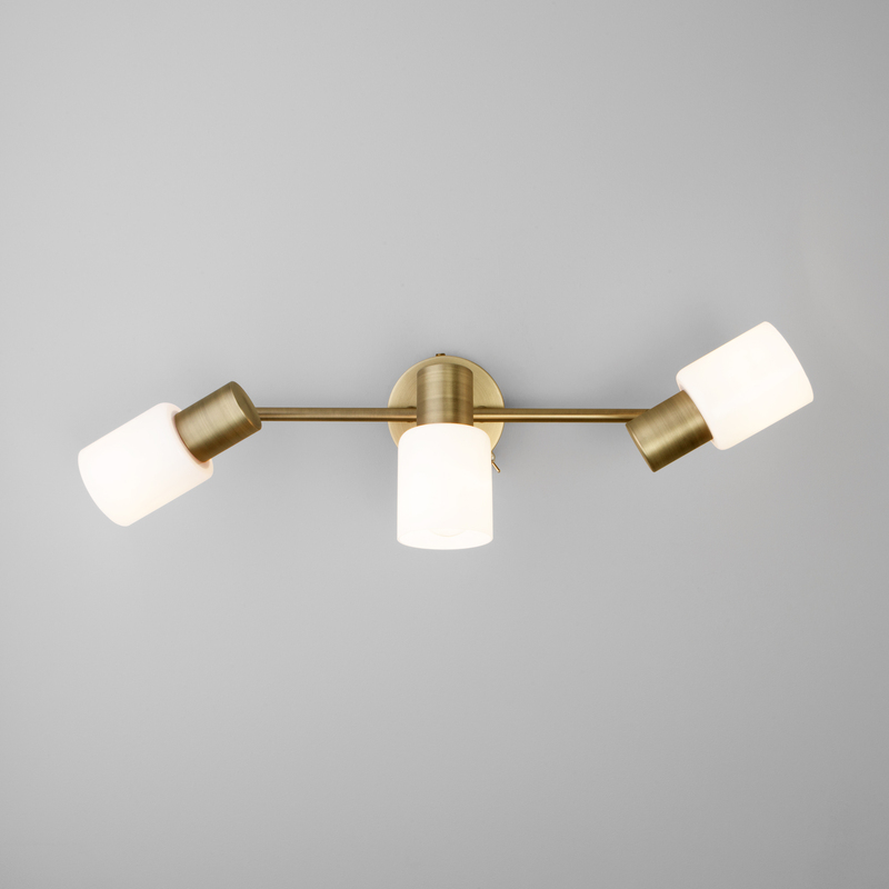 настенный светильник eurosvet corso 20089/3 бронза