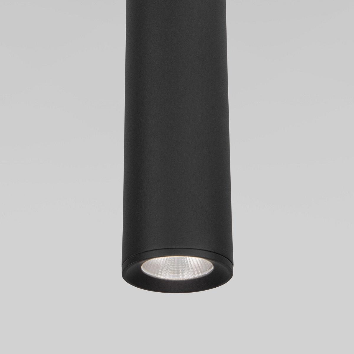 подвесной светодиодный светильник elektrostandard base 50248 led 7w 4000k черный a064188