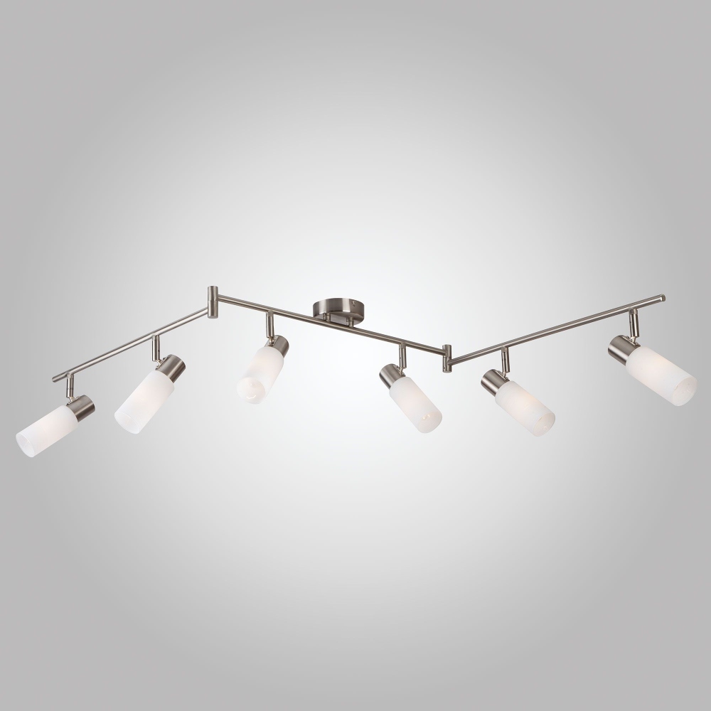 спот eurosvet мэдиссон 20043/6 сатин-никель