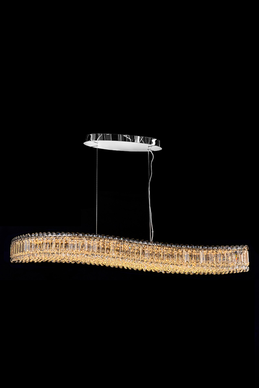 подвесная люстра justine le3004/1200l ch