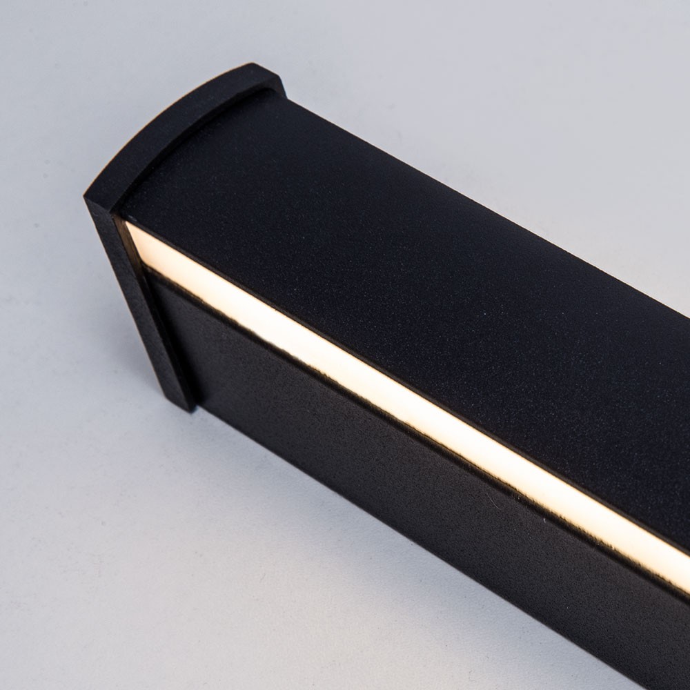настенный светильник led4u l7364-1000 bk