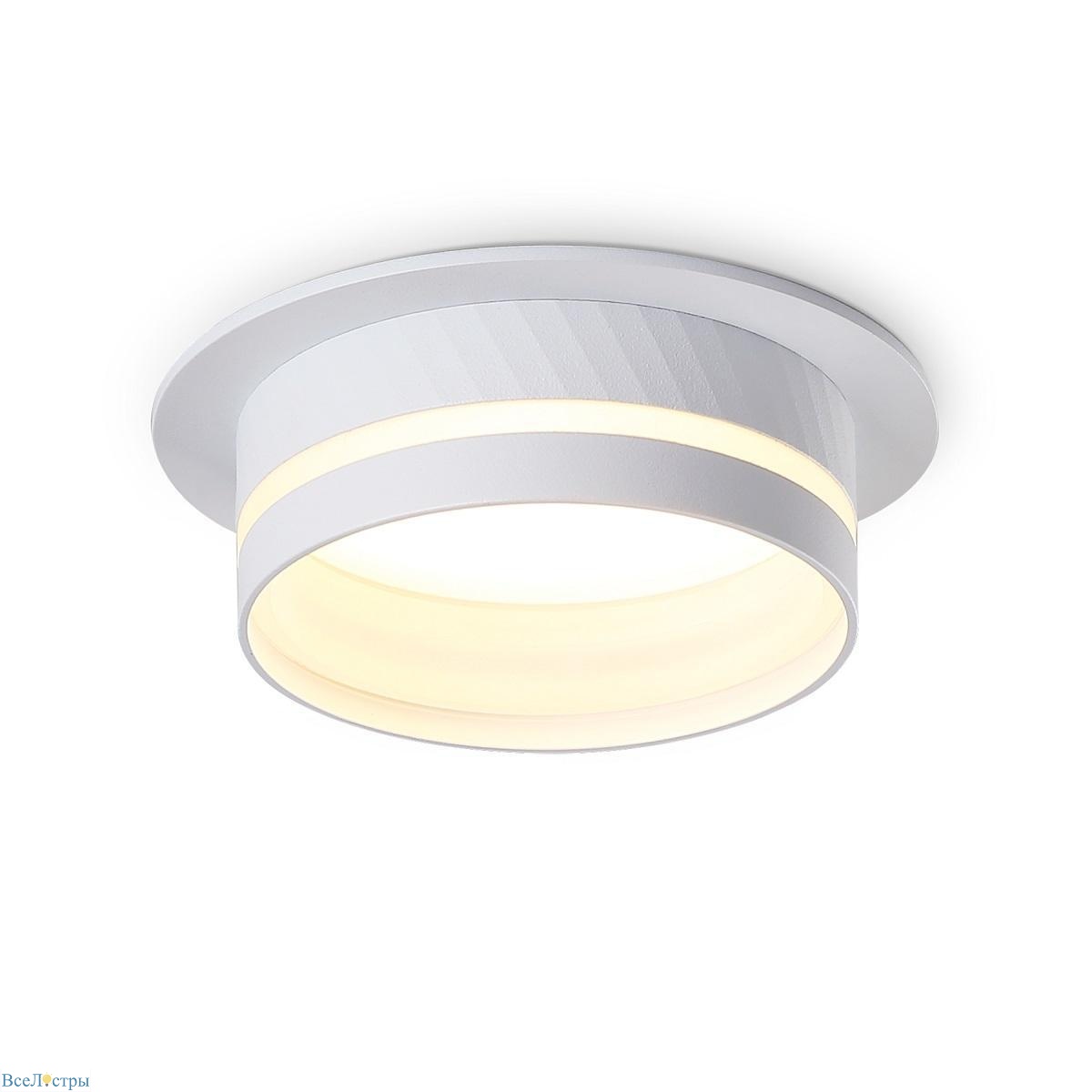 встраиваемый светильник ambrella light techno spot gx53 acrylic tech tn5218