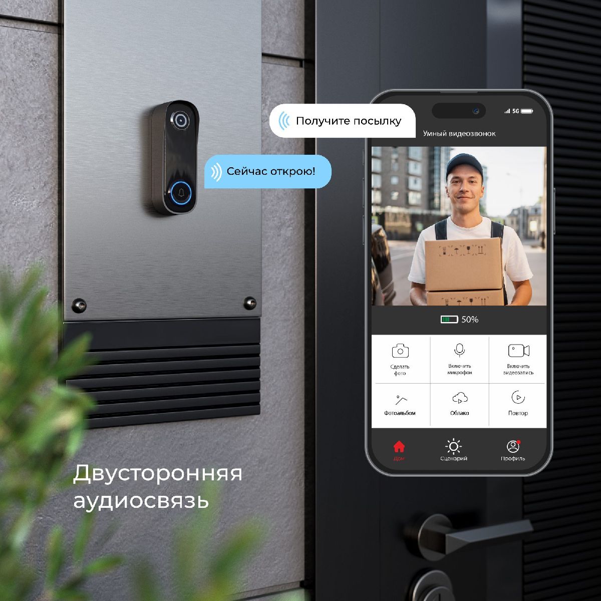 видеозвонок умный дом elektrostandard wf 76106/00 4690389212413 a069488