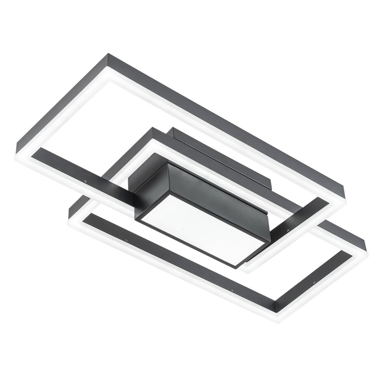 потолочная светодиодная люстра escada twins 10242/3led black