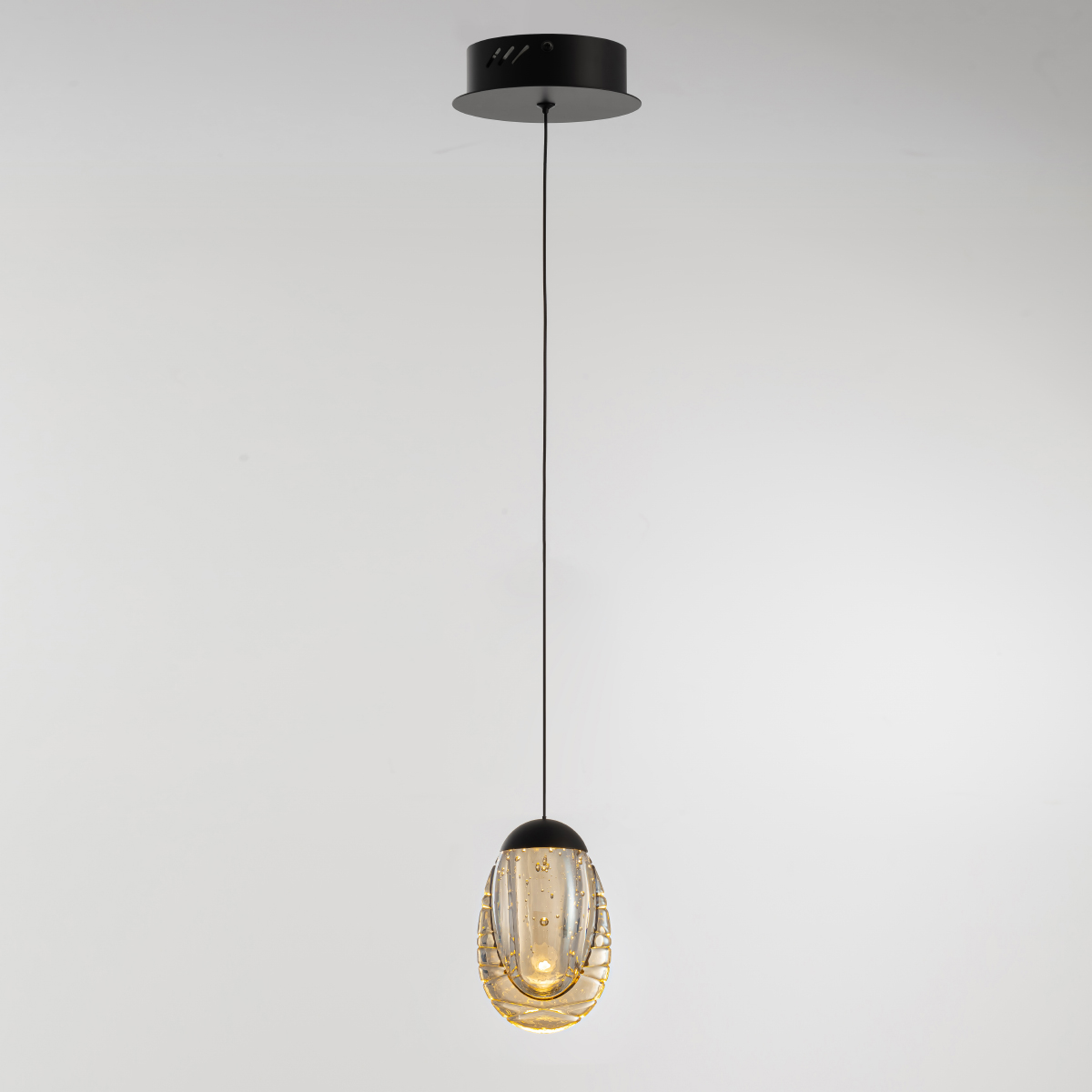 подвесной светильник delight collection md25090022-1a matt black/champagne