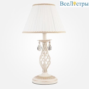 10054/1 белый с золотом/прозрачный хрусталь Strotskis