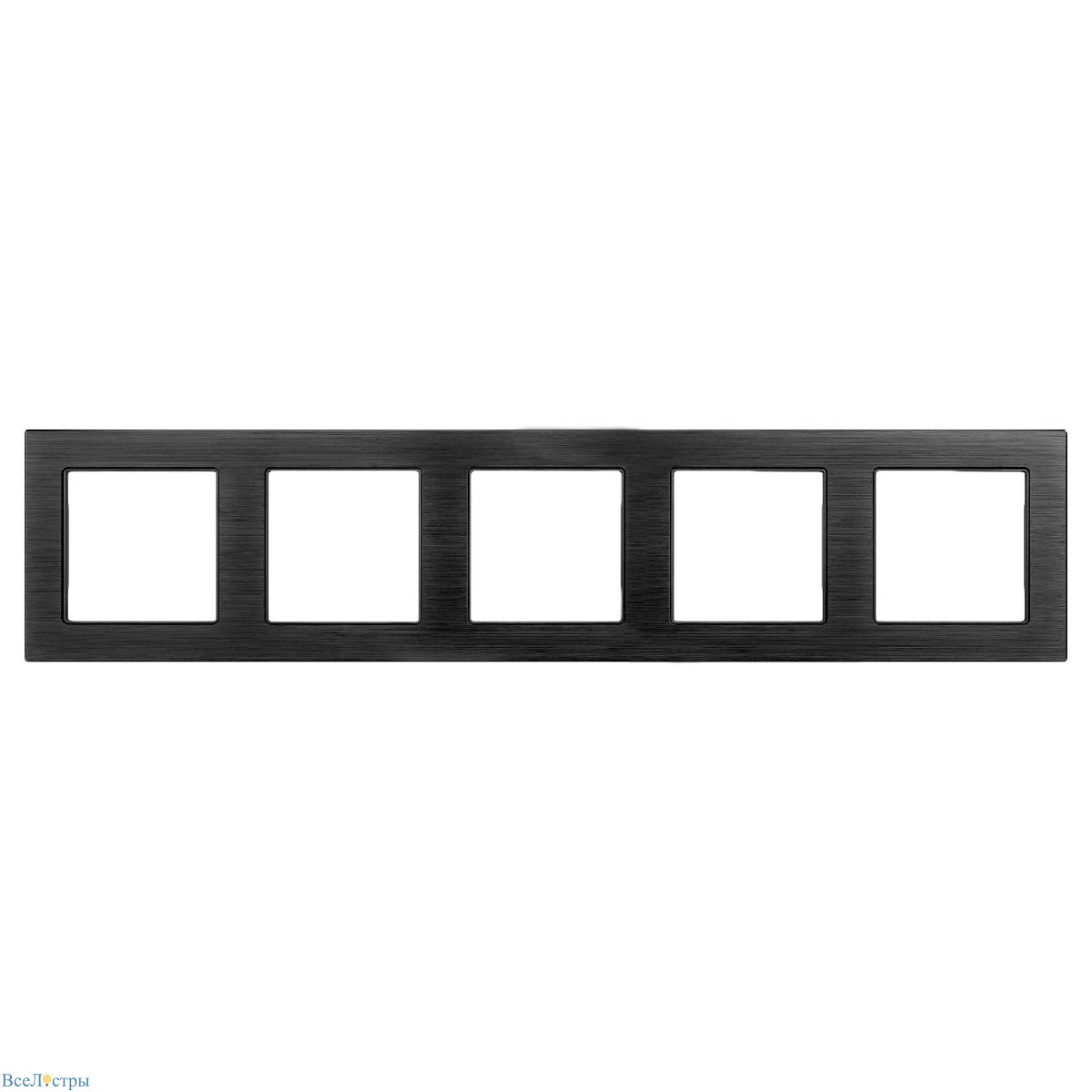 рамка на 5 постов arlight frm-presto-als-5-bk 043865