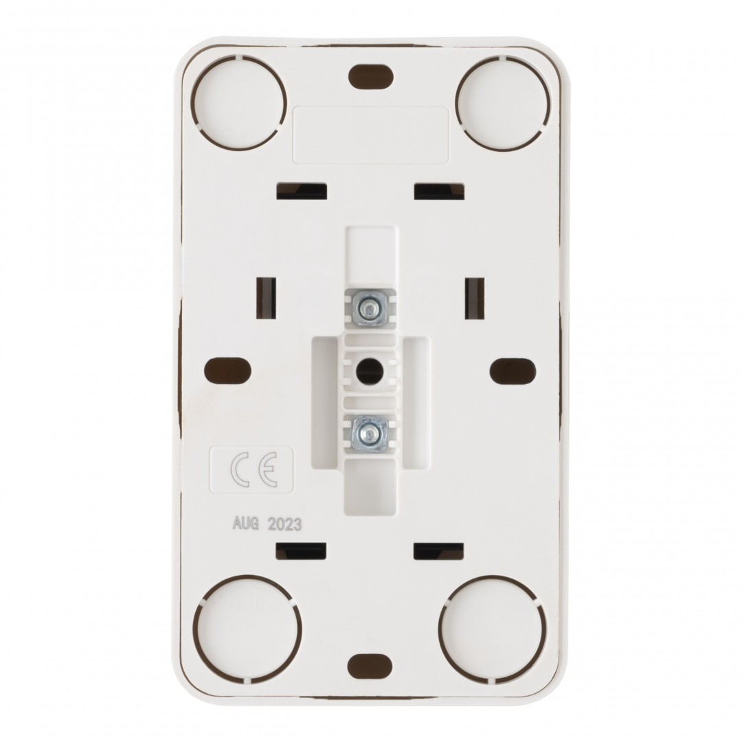 розетка двойная с заземлением arte milano 310.40-2.white