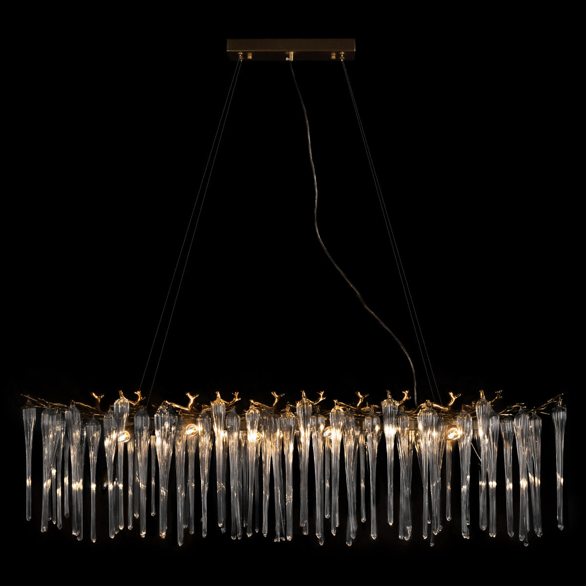 подвесная люстра loft it waterfall 10350/1200l ab