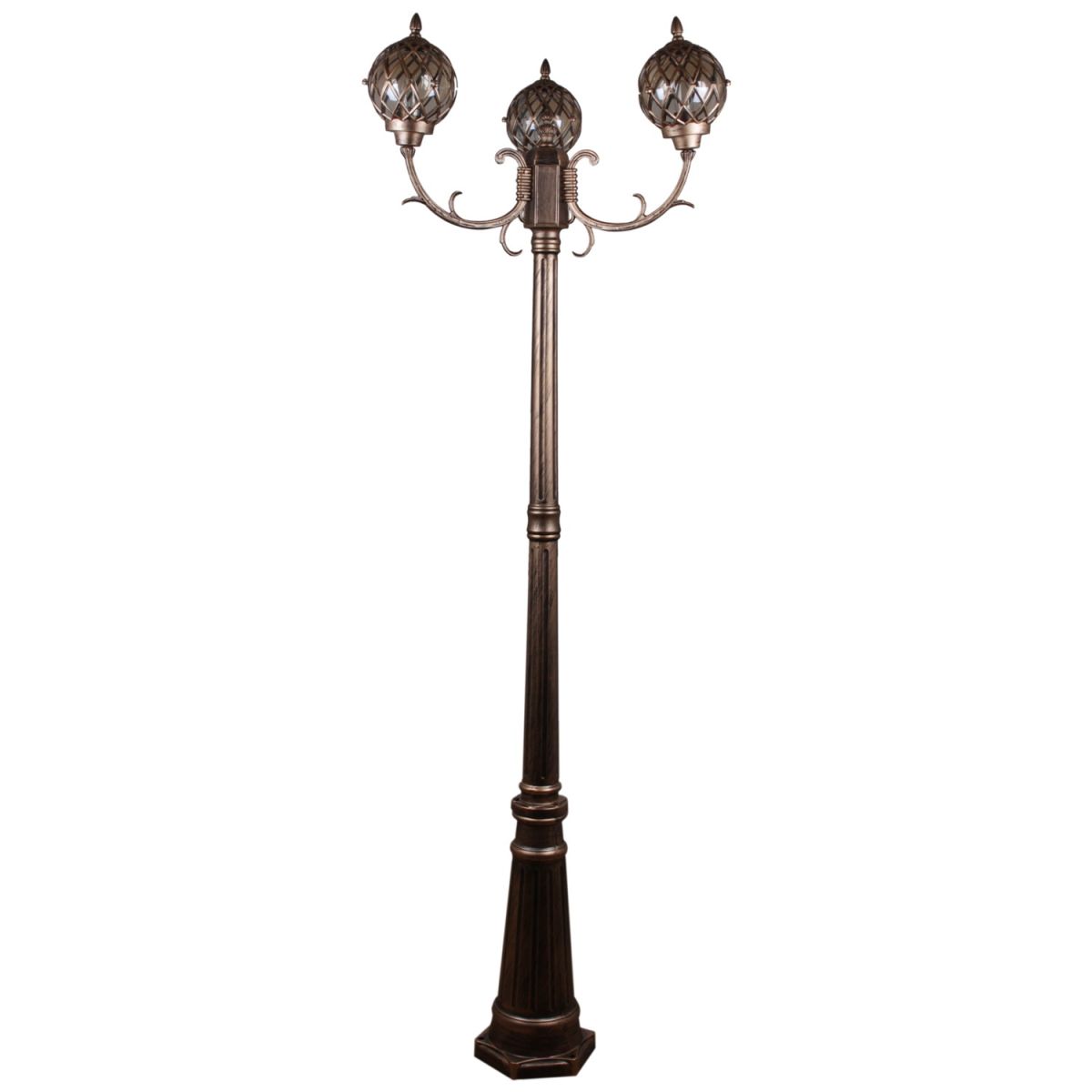 парковый светильник reluce 09018-0.7-003sl 2.0m bkg