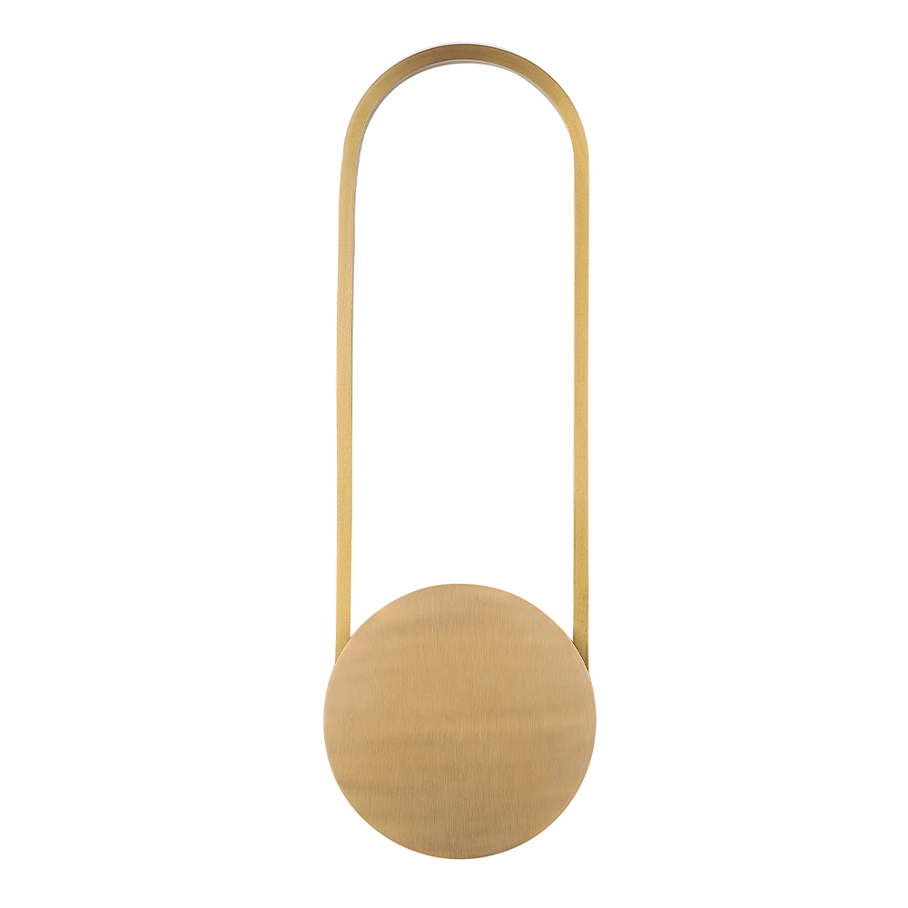 настенный светильник crystal lux nina ap18w led brass