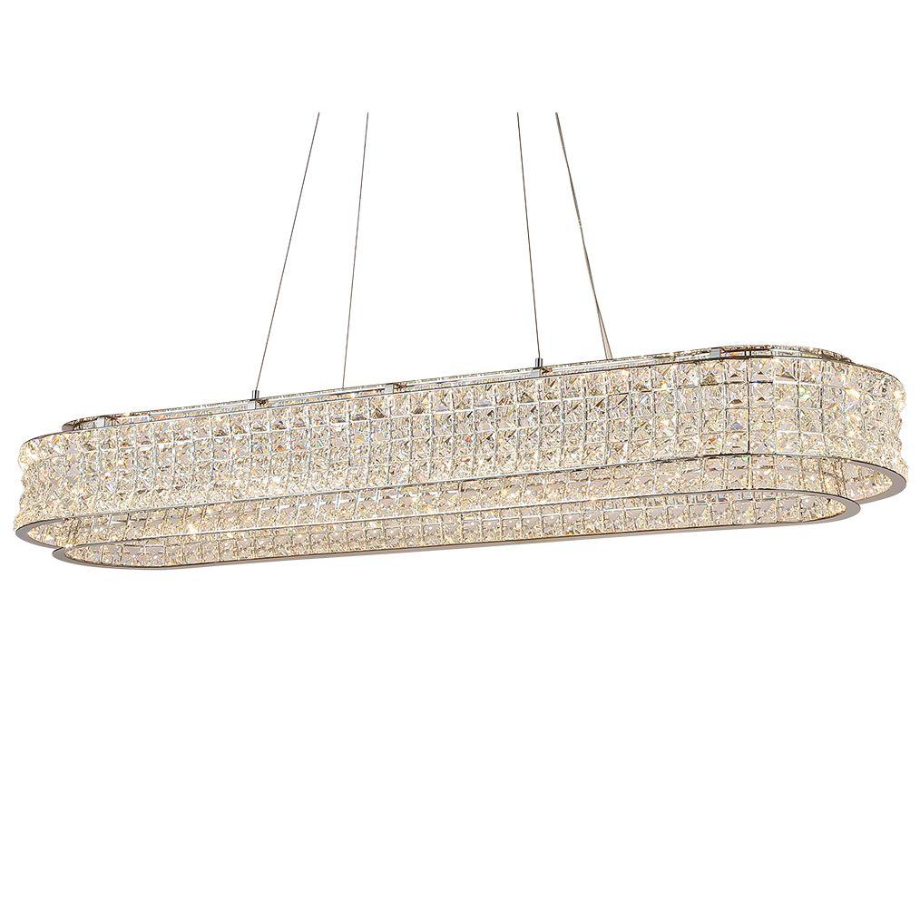 подвесной светодиодный светильник newport venera 8510/120 chrome м0069973