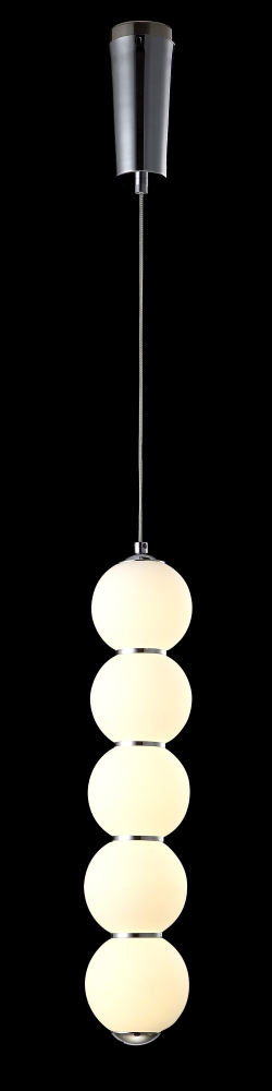 подвесной светильник crystal lux desi desi sp5 chrome/white
