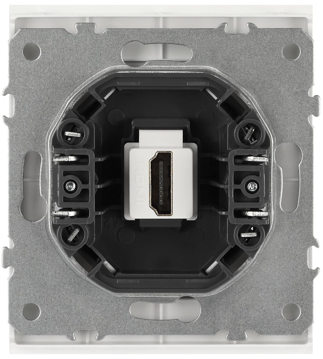 розетка эра arktik 16-3114-01 hdmi белый б0070504