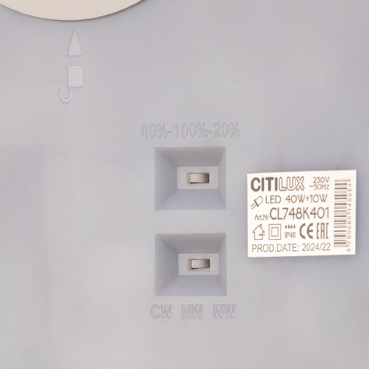 потолочный светильник citilux norma cl748k401