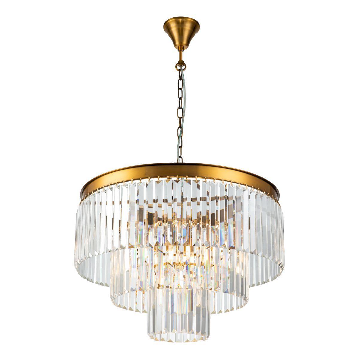 подвесная люстра ilamp triumph 7383/8p brass
