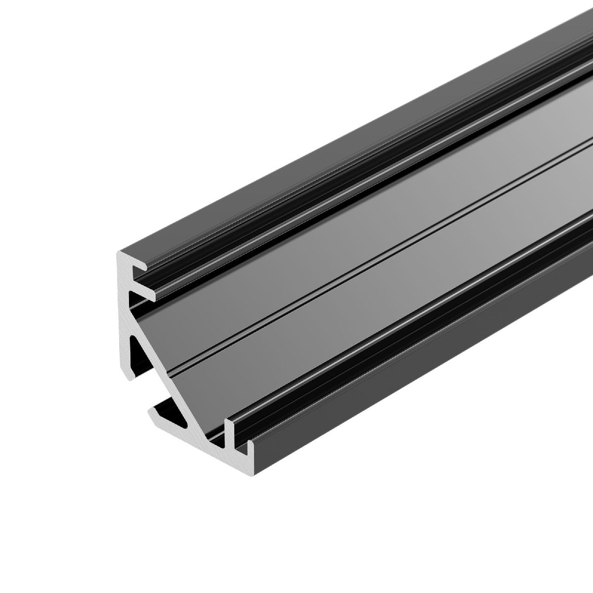 алюминиевый профиль arlight sl-kant-h10-2000 black 049014