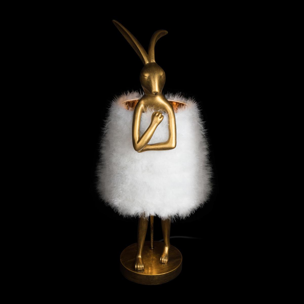 настольная лампа loft it lapine 10315/b white fluff