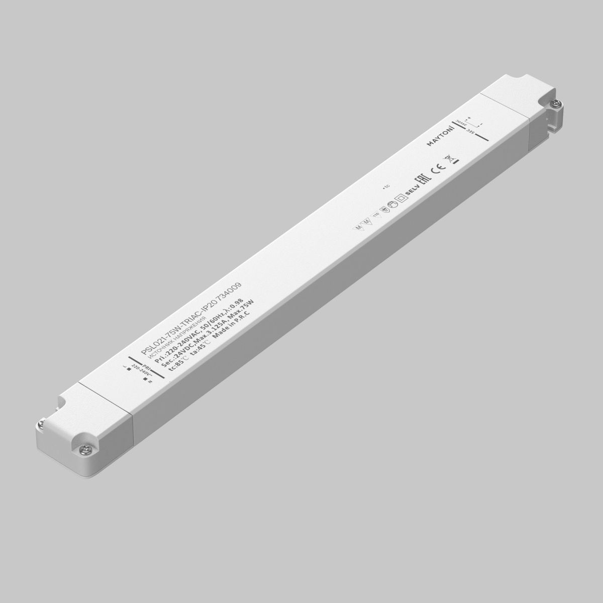 источник напряжения maytoni triac 75вт dc24в ip20 734009
