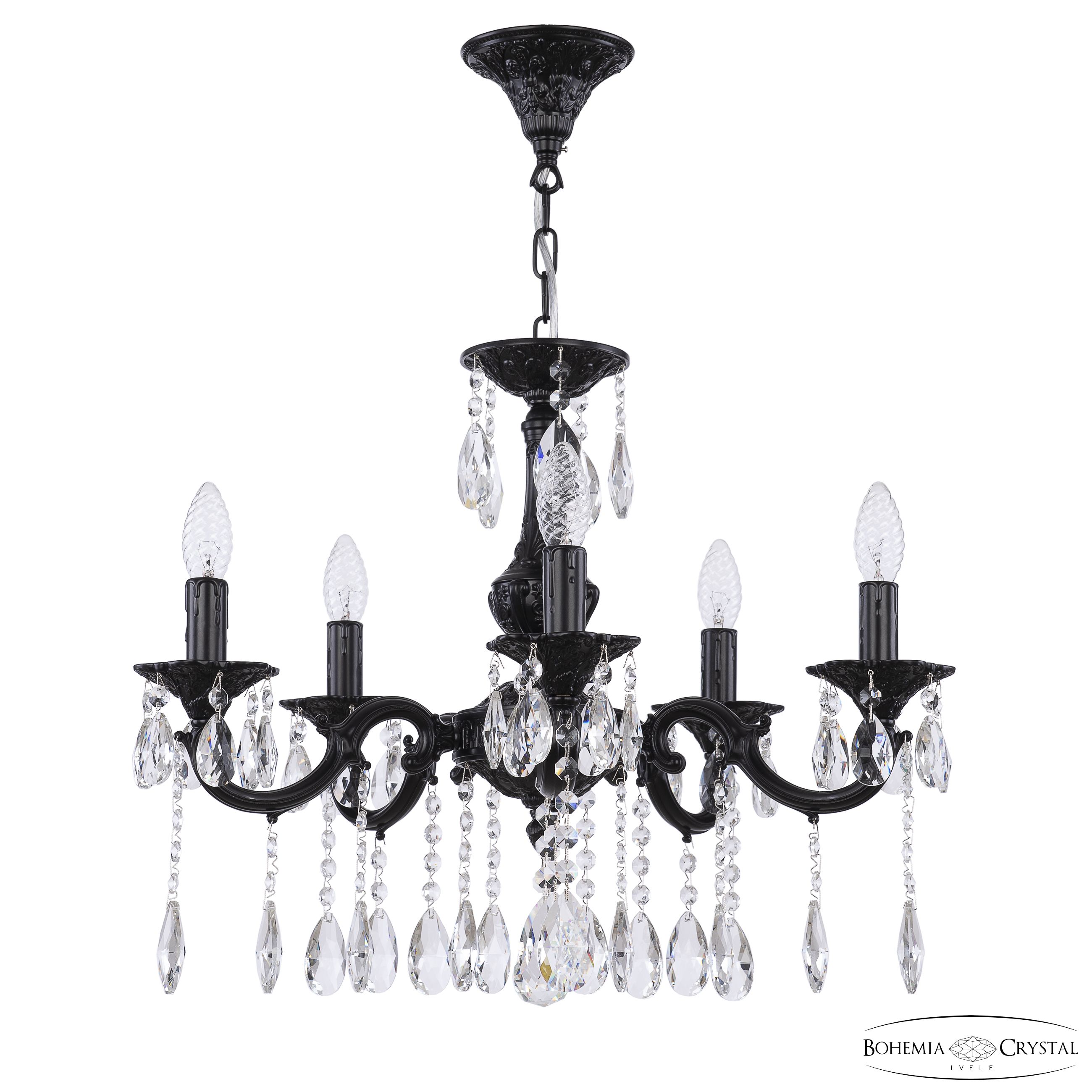 подвесная люстра bohemia ivele crystal al78101/5/175 a bm