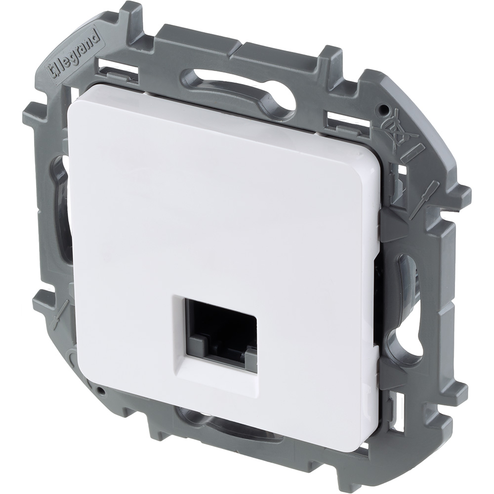 розетка компьютерная rj45 legrand inspiria 673830