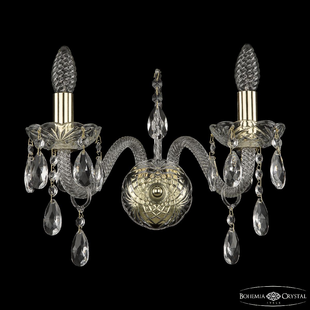 бра bohemia ivele crystal 105b/2/165 g