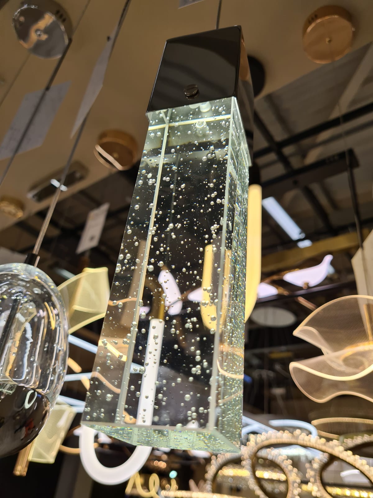 подвесной светодиодный светильник kink light аква 08510-1a(4000к)