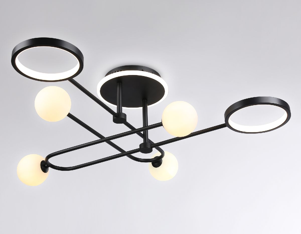 потолочная люстра ambrella light comfort linetech fl66232