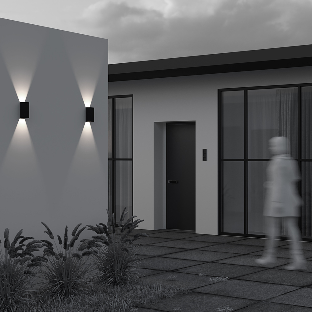 уличный настенный светильник maytoni drape o525wl-l10b3k