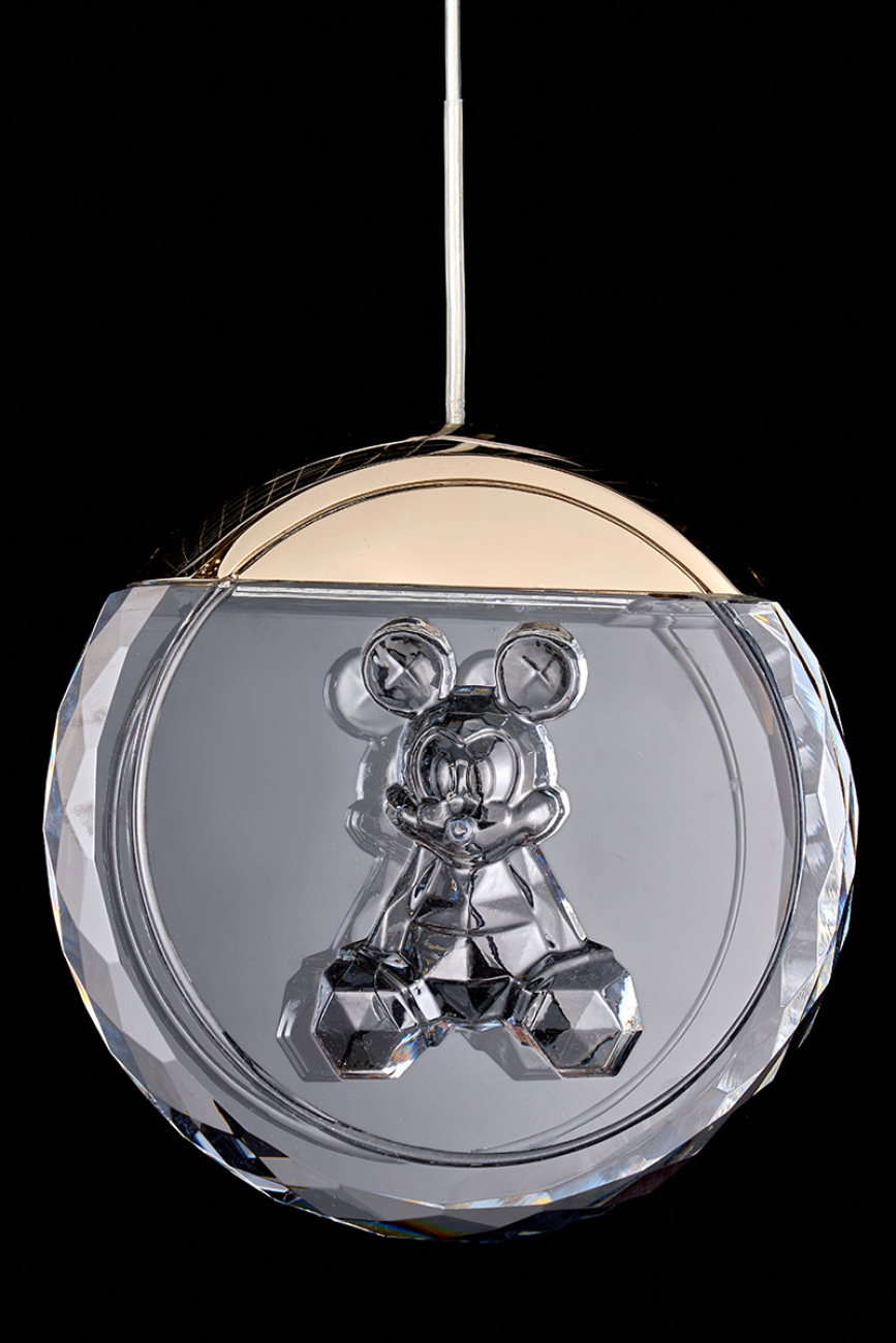 подвесной светильник mickey le7714/1cl black chrome