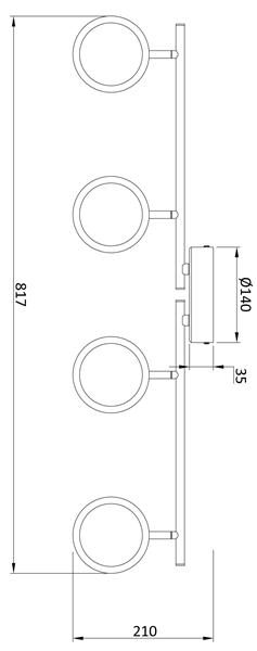 светодиодный спот deko-light botein 348118