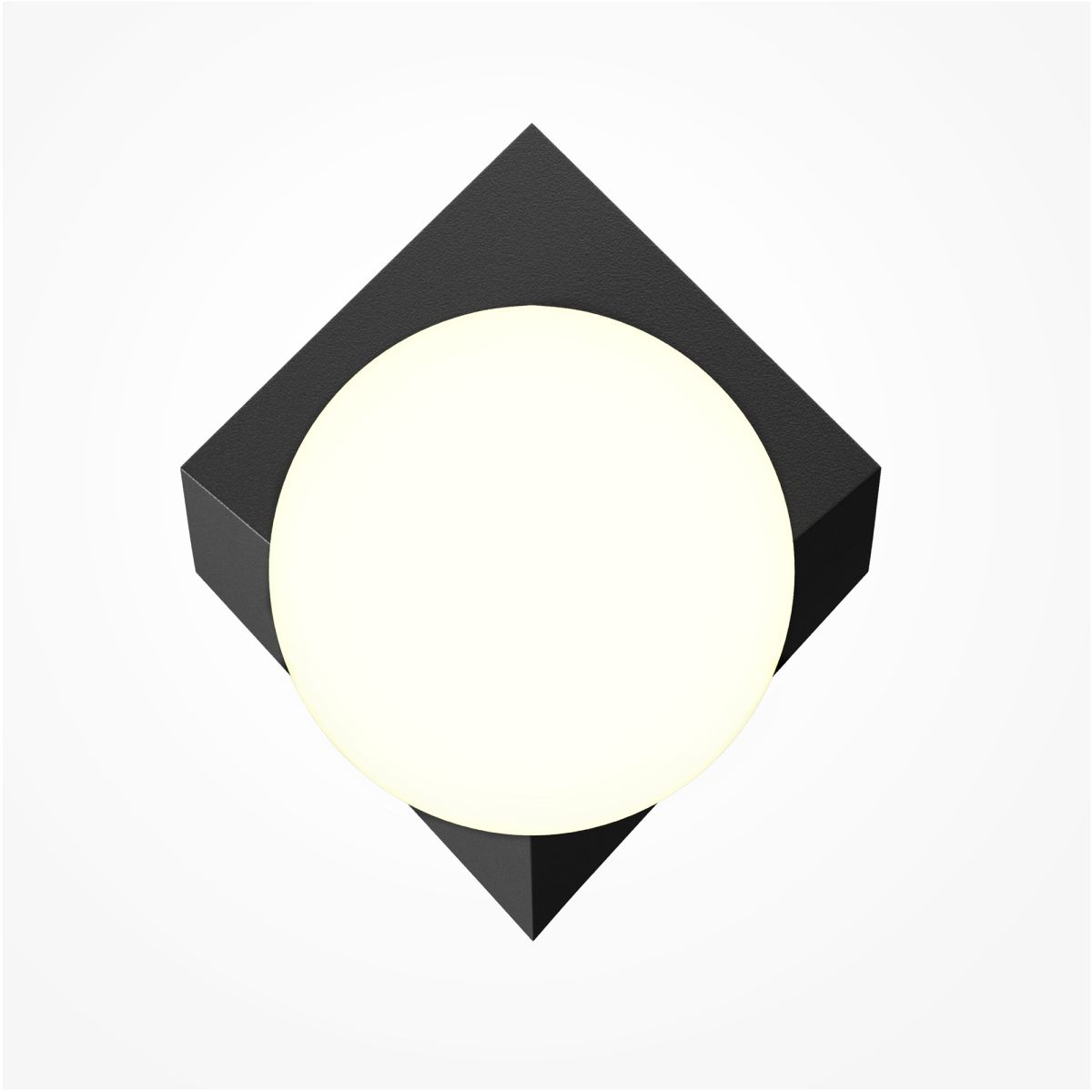 настенный светильник maytoni cubeo mod445wl-01b