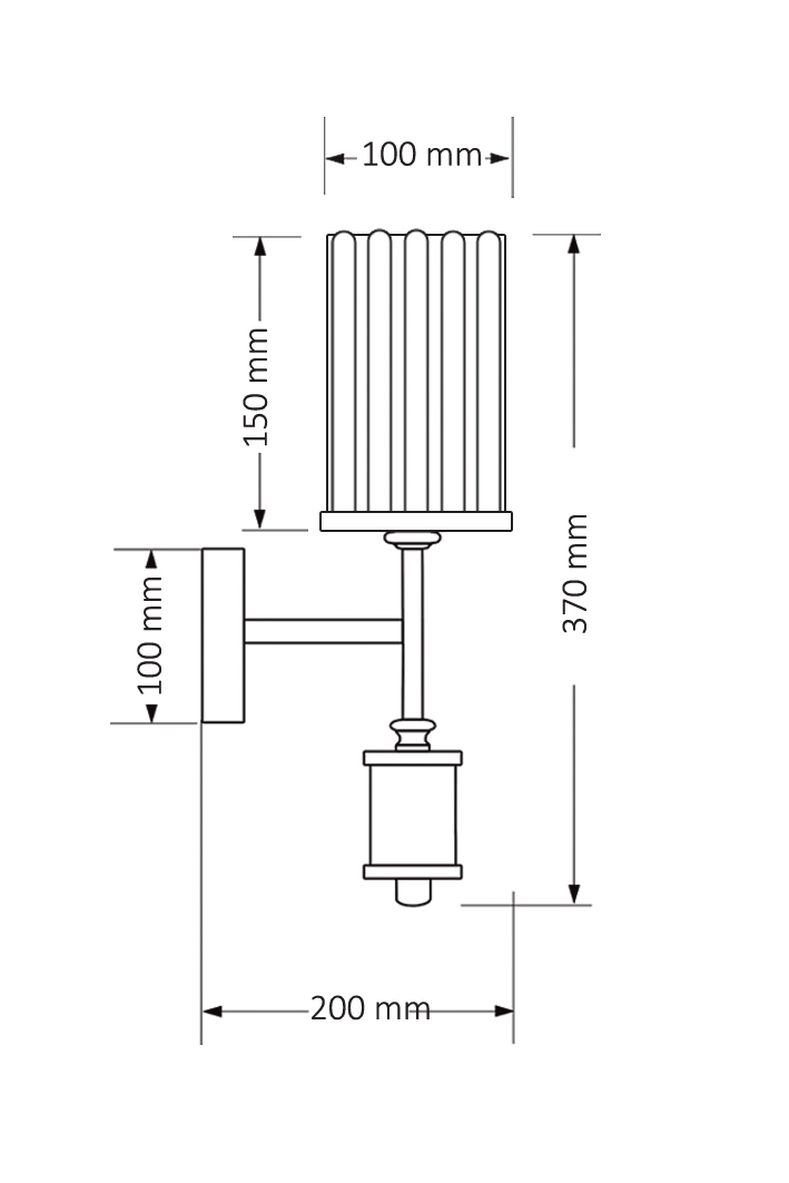 бра kutek mood artu ryfel art-k-1 (n) r