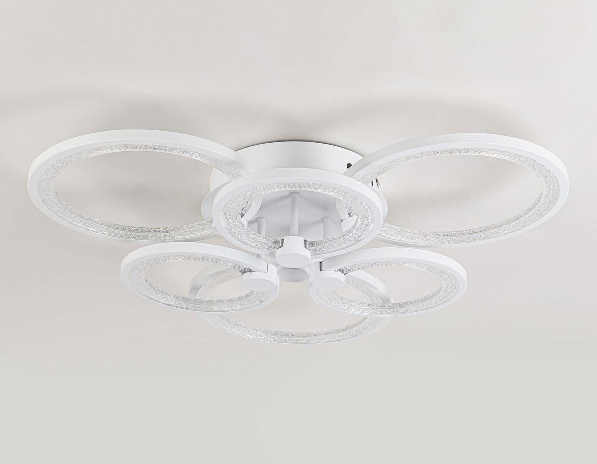 потолочная светодиодная люстра ambrella light acrylica original fa4085