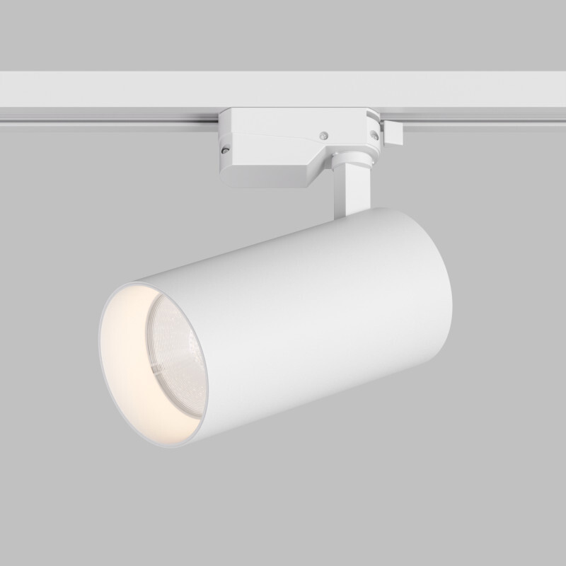 трековый однофазный светильник denkirs solid koper dk6455-wh