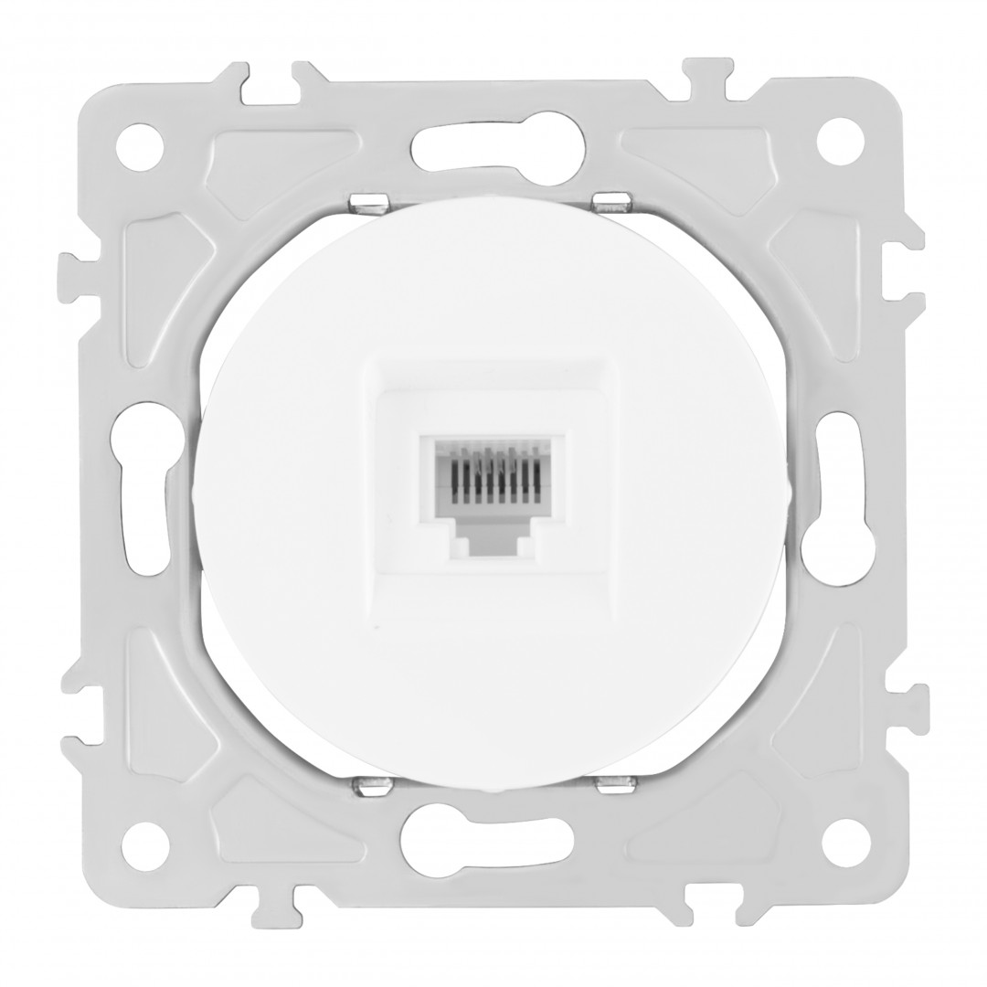 розетка rj45 arte milano 202.45-1.white