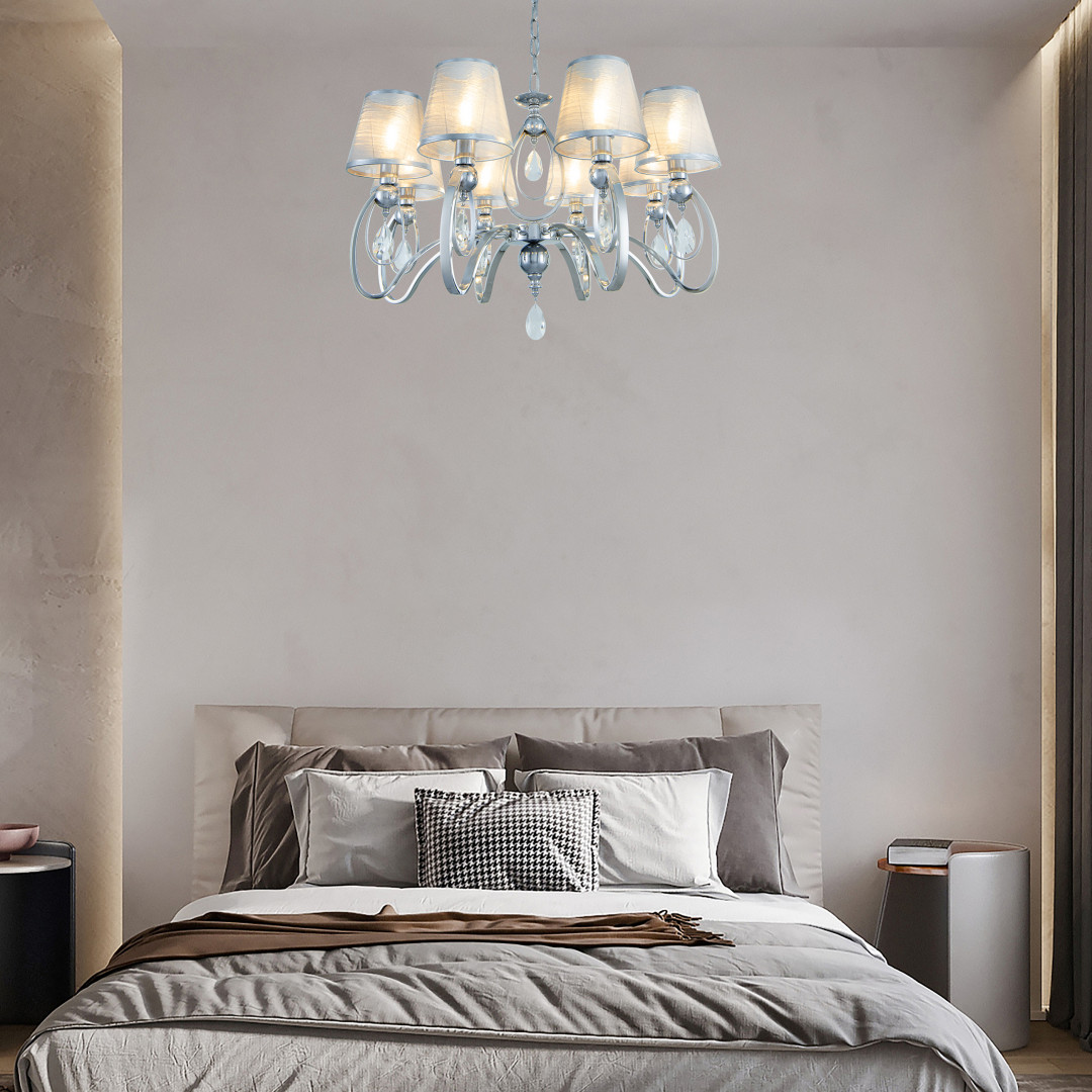 подвесная люстра arte milano 347203/8 cr