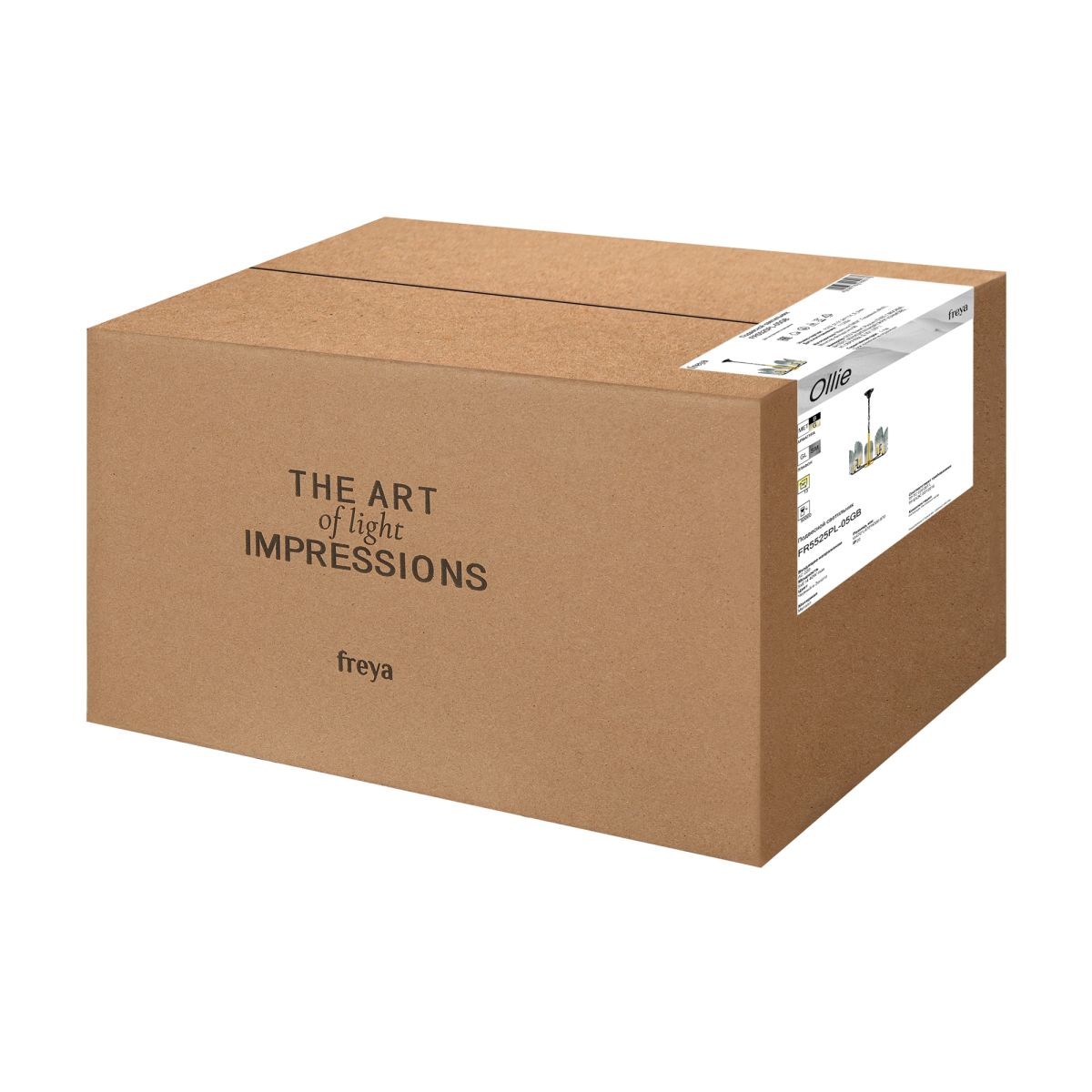 подвесная люстра freya ollie fr5525pl-05gb