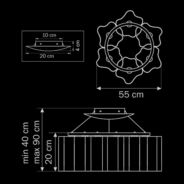 подвесная люстра lightstar nubi 802160
