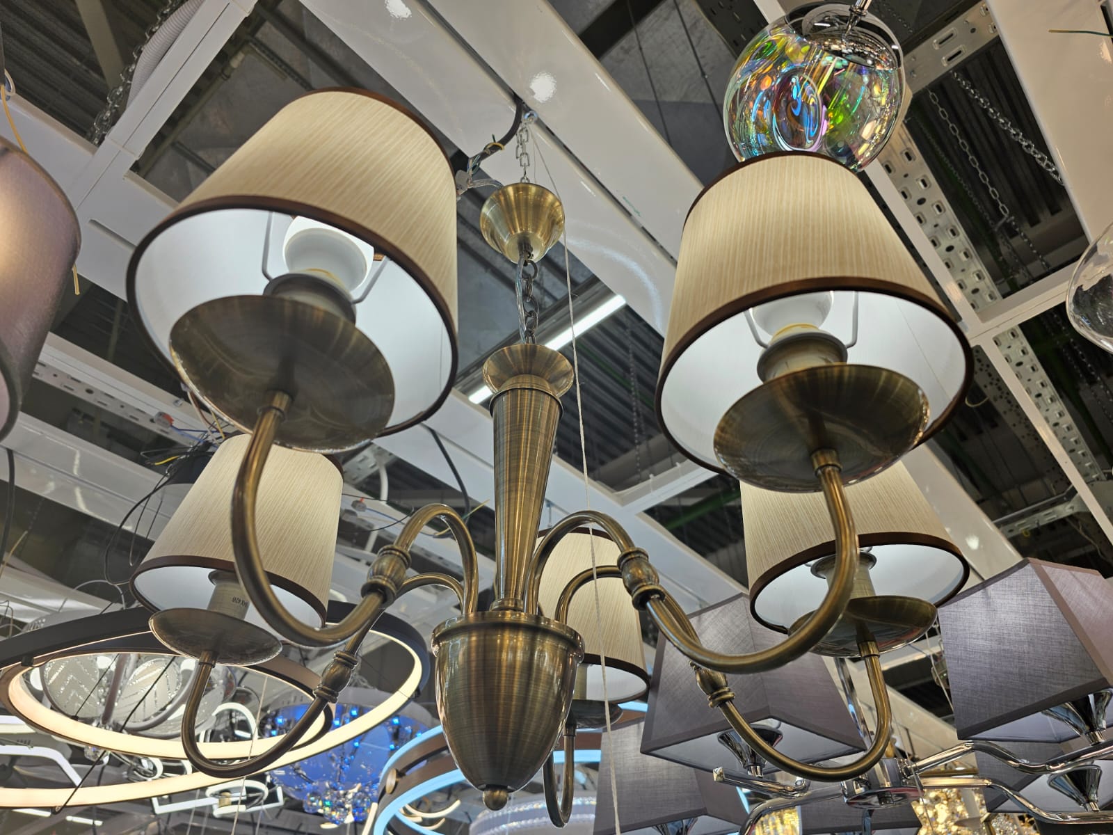 подвесная люстра arte lamp fiona a3227lm-5ab