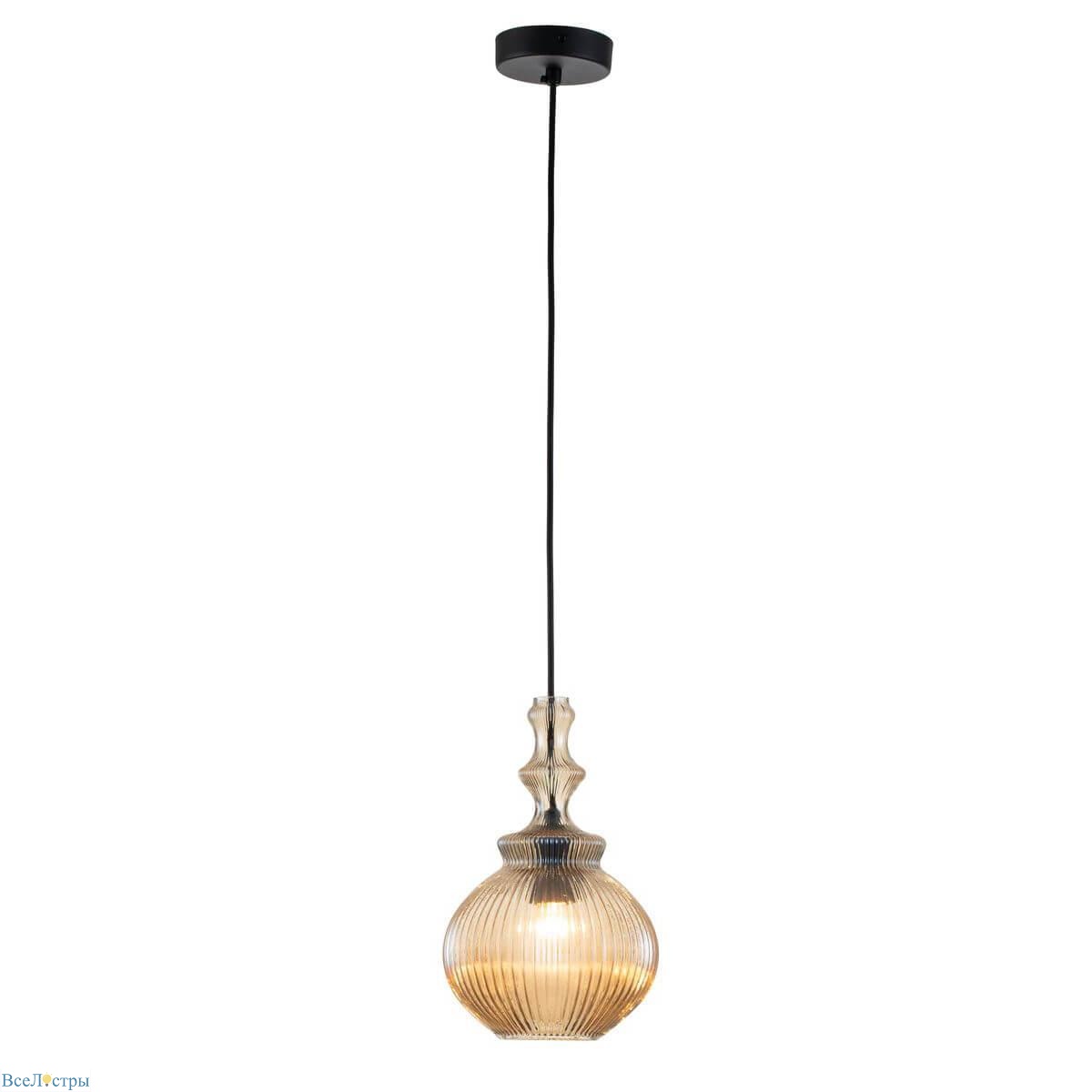 подвесной светильник indigo ideale 11011/1p amber v000131